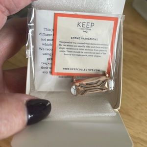 Essential Oil Diffuser Charm-Rose Gold/Howlite